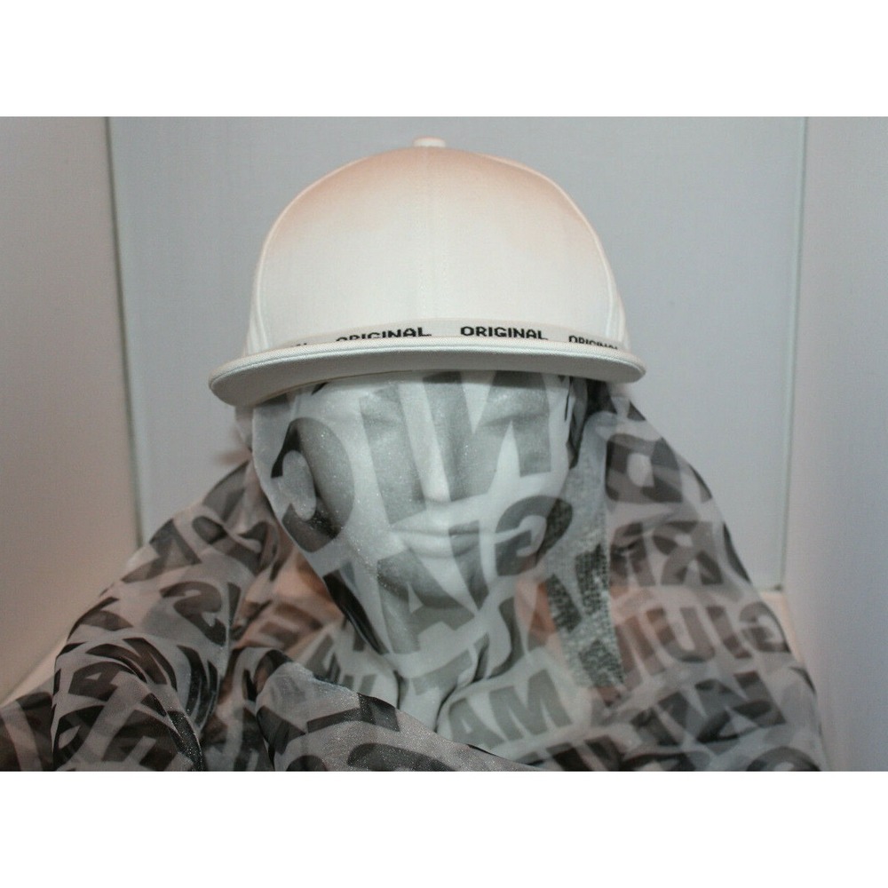David Giampiccolo Schizophrenic white baseball hat cap with veil adjustable HTF